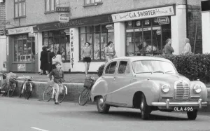 Newsagent: East Wittering, Car c1960