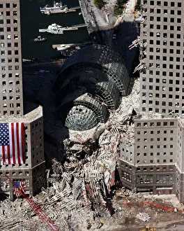 Qaeda: East side of the World Financial Center on the