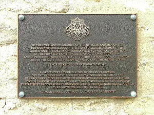 Dday: East Yorkshire Regiment Memorial, la Breche, Normandy