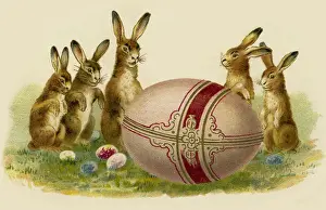 Litho: Easter bunny