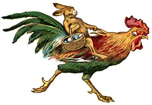 Litho: Easter bunny
