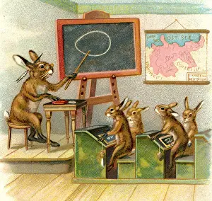 Slates: Easter bunny
