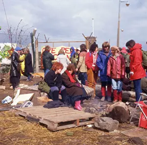 Greeley: Easter CND Deomonstration at Greenham Common, Berkshire