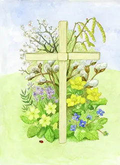 Hazel: Easter Eggs with Spring Flowers
