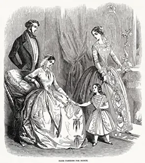 Italie: Easter Fashions for March 1847