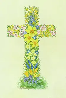 Babington: Easter Floral Cross