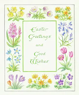 Bertha: Easter Greetings and Good Wishes