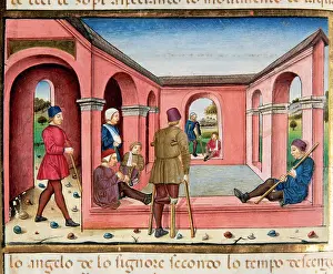 Cripple: Easter. Jesus went to the pool of Bethesda (Jerusalem) where