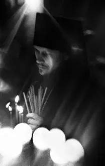 Lavra: Easter service in Trinity Lavra of St. Sergius, 1966