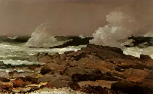 Crashing: Eastern Point, by Winslow Homer