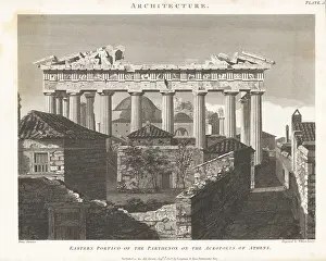 Universal Dictionary: Eastern portico of the Parthenon on the Acropolis