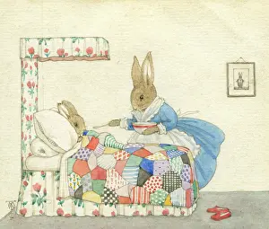 Gruel: Eat Up, Now! ? rabbit in bed