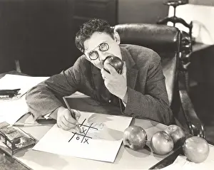 Witting: Eating apples during a game of tic tac toe