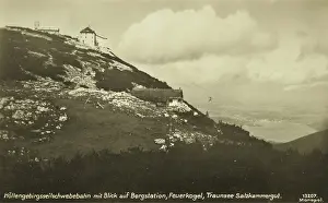 Monopol: Ebensee. Hollengebirge cable railroad overlooking
