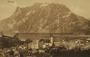 Ebensee: Ebensee at Traunsee. 1924. Collotype. Photograph