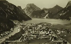 Ebensee: Ebensee at Traunsee. About 1935. Photograph