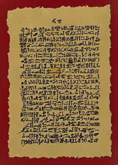 Treatises: Ebers papyrus. ca. 1500 BC. Ancient Egypt. Amenhotep