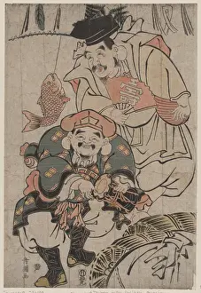 Ebisu: Ebisu and Daikaku celebrating