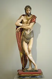 Le N: Ecce Homo, 1525. Polychrome sculpture by Alonso