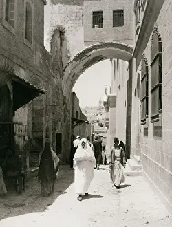 Ecce: Ecce Homo Arch Jerusalem, Palestine, Israel, Holy Land C.193