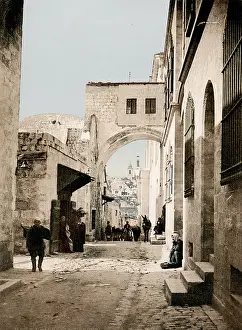 Ecce: Ecce Homo arch, Jerusalem, Palestine, modern Israel