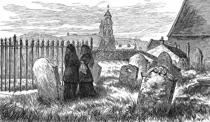 Ecclefechan: Ecclefechan Graveyard, Dumfries, 1881