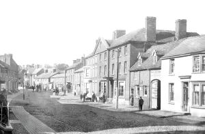 Eccleshall: Eccleshall, High Street 1900