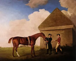 Newmarket: Eclipse at Newmarket, by Stubbs