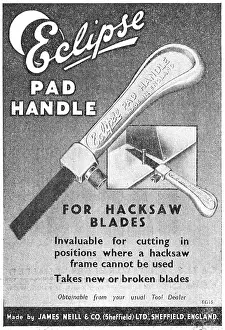 Hacksaw: Eclipse Pad Handles For Hacksaw Blades