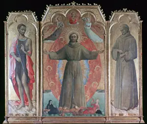 Triptych: The Ecstasy of St Francis Artist: Sassetta