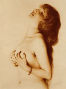 John Noott Galleries: Ecstatic woman by Raphael Kirchner