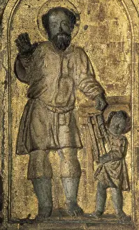 Hagiography: ECUADOR. Quito. Convent of San Francisco. Detail