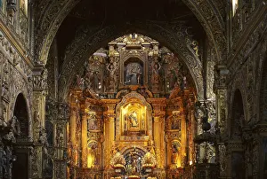 Mudejar: ECUADOR. Quito. Convent of San Francisco. Inside