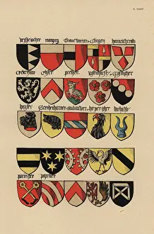 Equestre: Ecus or blazons of the German nobility, 15th century