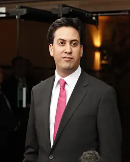 Red Tie: Ed Miliband MP