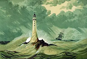 Shipwreck: Third Eddystone lighthouse on Eddystone Rocks