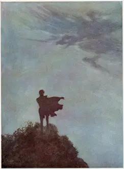 Fantastical: Alone by Edgar Allan Poe, Dulac illustration