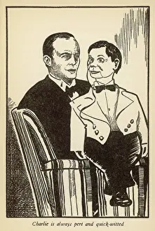 Pert: Edgar Bergen with his ventriloquist's dummy Charlie McCarthy