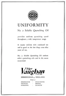 No.2: Edgar Vaughan - EVCO No.2 Soluble Quenching Oils