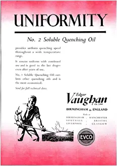 Quenching: Edgar Vaughan Soluble Quenching Oil