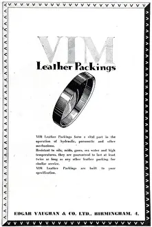 Packings: Edgar Vaughan VIM Leather Packings