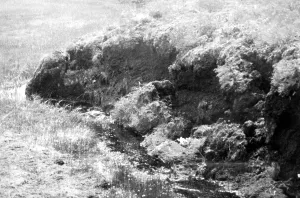 Recognized: Edge of a crater after the meteorite crash in Siberia