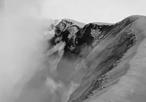 Tuff: Edge of the crater of Mt. Vesuvius, 1934