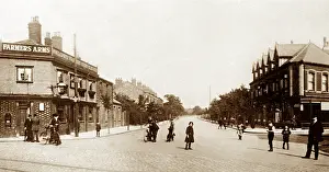 Cheadle: Edgeley Road, Cheadle Heath early 1900's