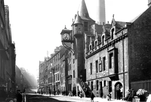 Canongate: Edinburgh, the Canongate Tolbooth 1897
