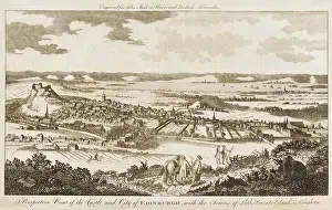 Kinghorn: Edinburgh Castle and the city, 1779