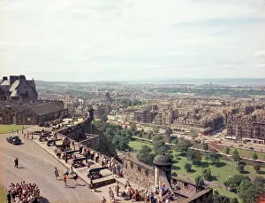 Lothian: Edinburgh - The city from the castle