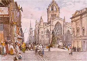 Lawnmarket: EDINBURGH/ST GILES 1904