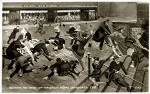 Gusts: Edinburgh, Waverley Steps - Getting the Wind Up