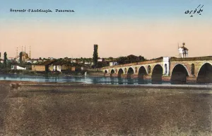 Edirne: Edirne - formerly Adrianople, Turkey - The New Bridge